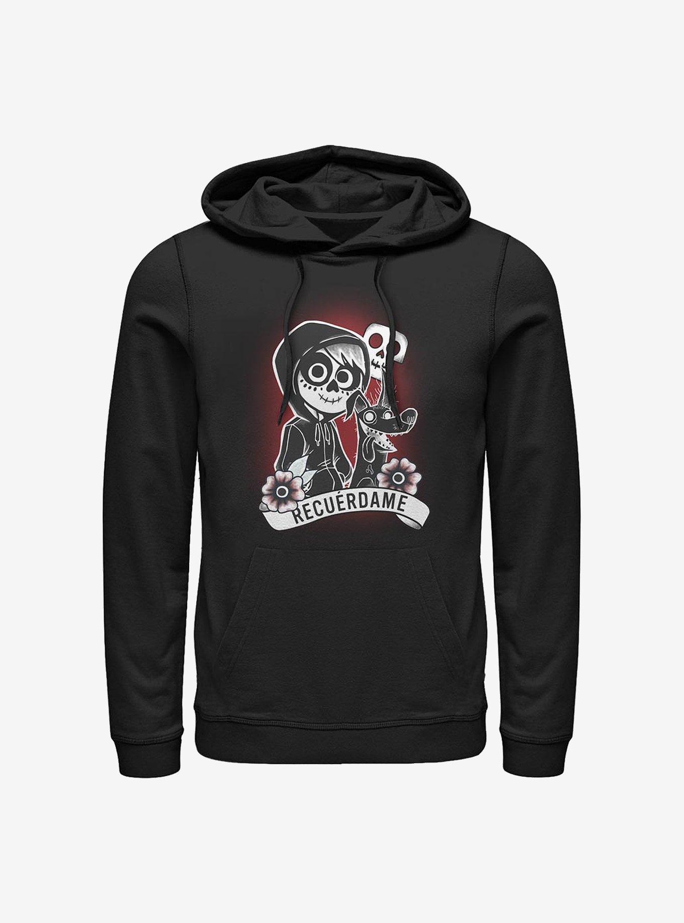 Disney Pixar Coco Recuerdame Tattoo Hoodie, , hi-res