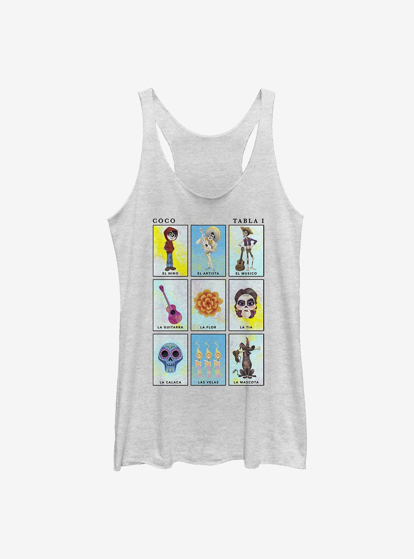 Disney Pixar Coco Cards Womens Tank Top, , hi-res