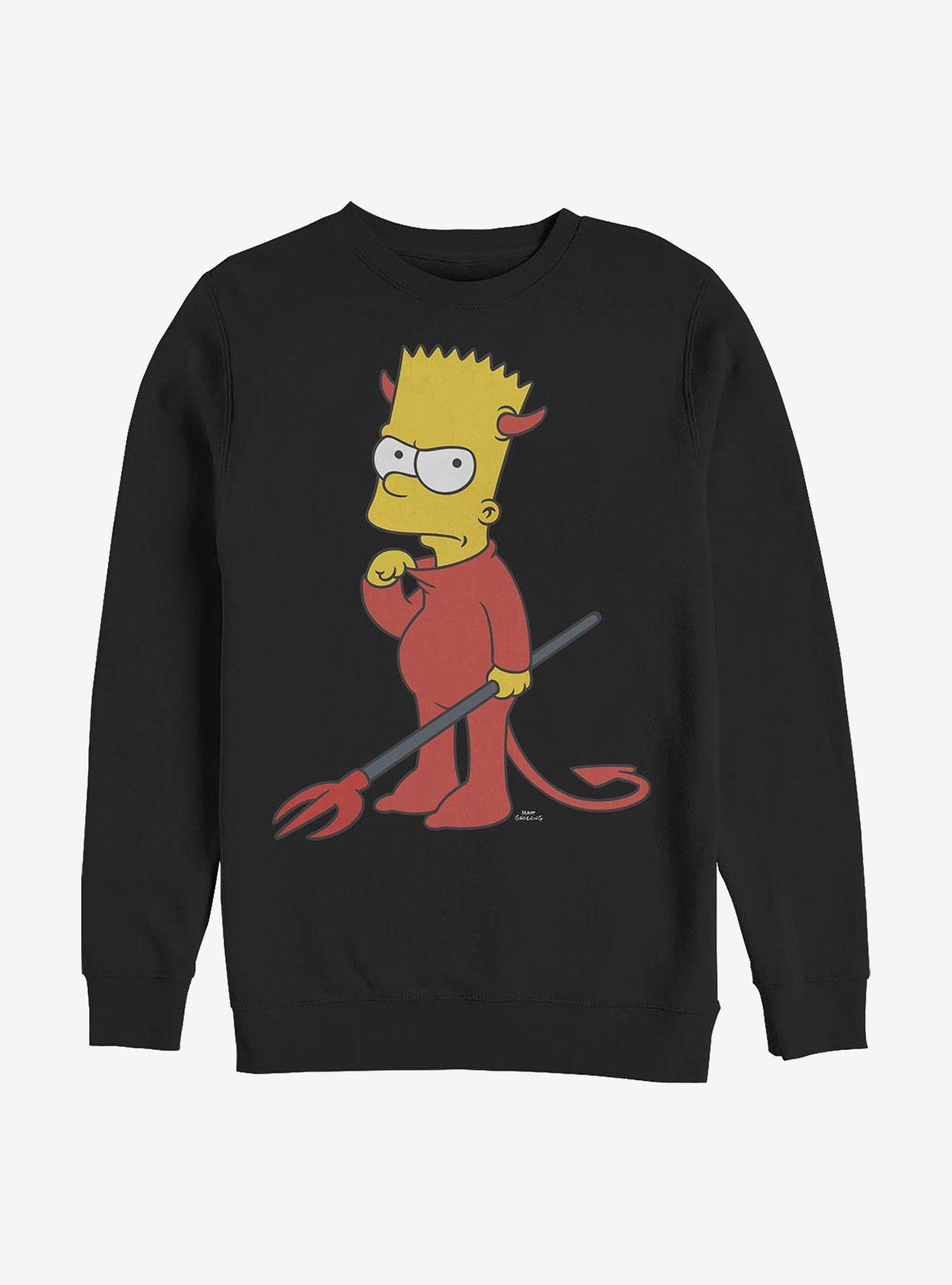 The Simpsons Devil Bart Sweatshirt, , hi-res