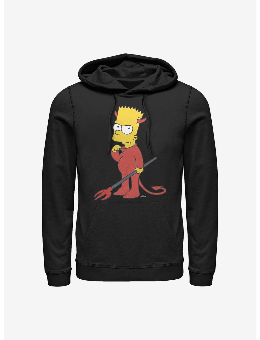 The Simpsons Devil Bart Hoodie, BLACK, hi-res
