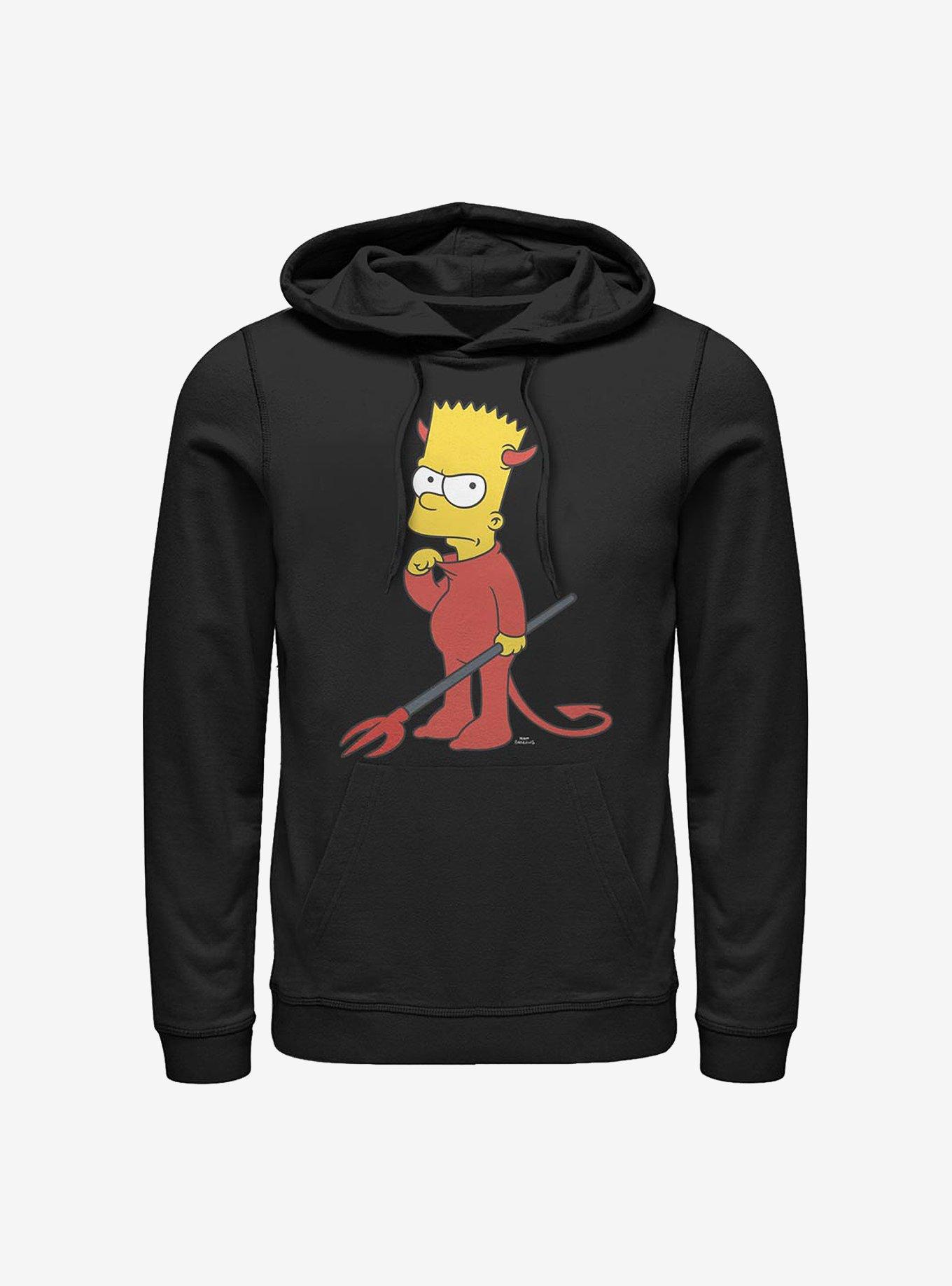 The Simpsons Devil Bart Hoodie, , hi-res