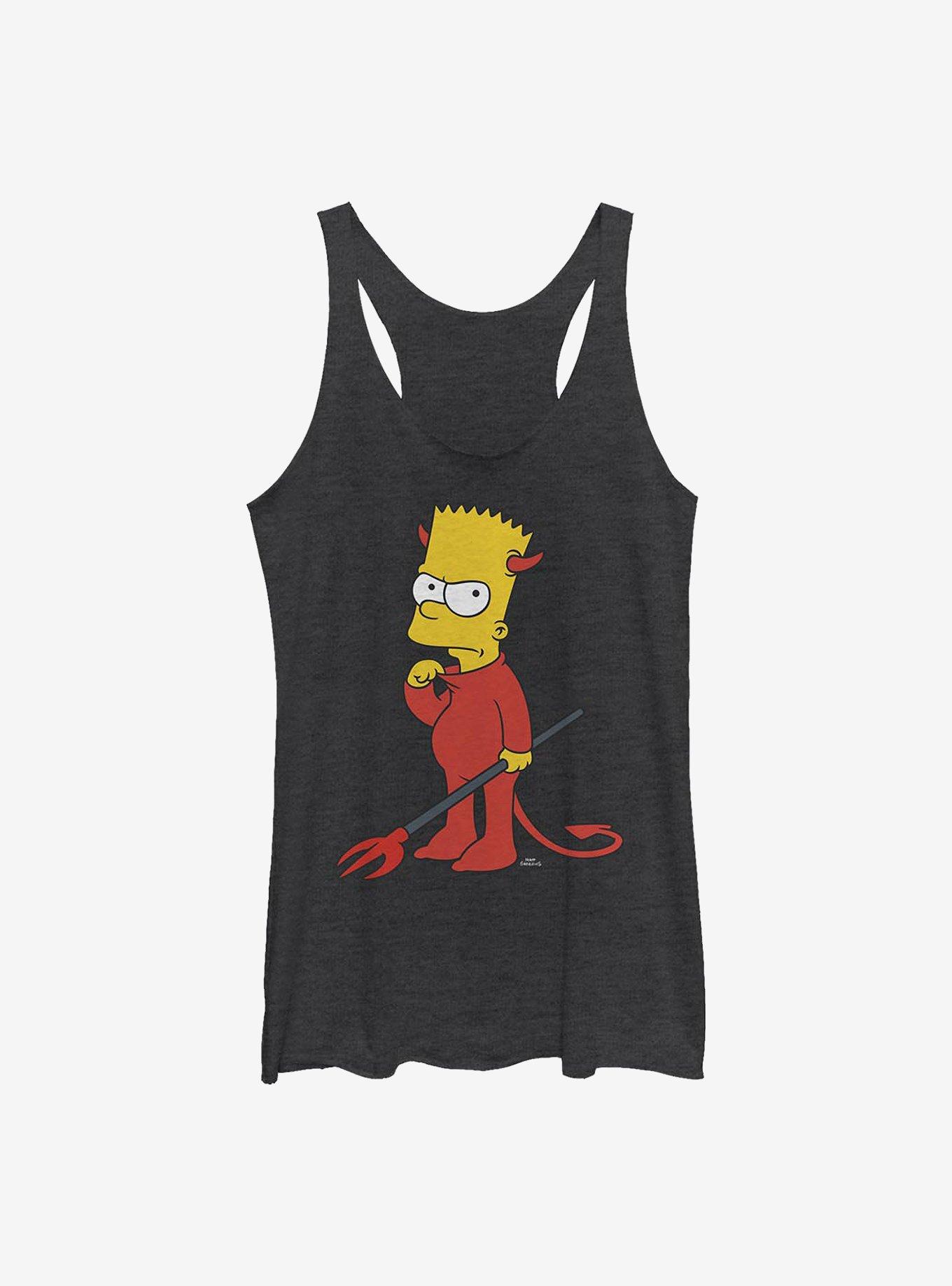 The Simpsons Devil Bart Womens Tank Top, , hi-res