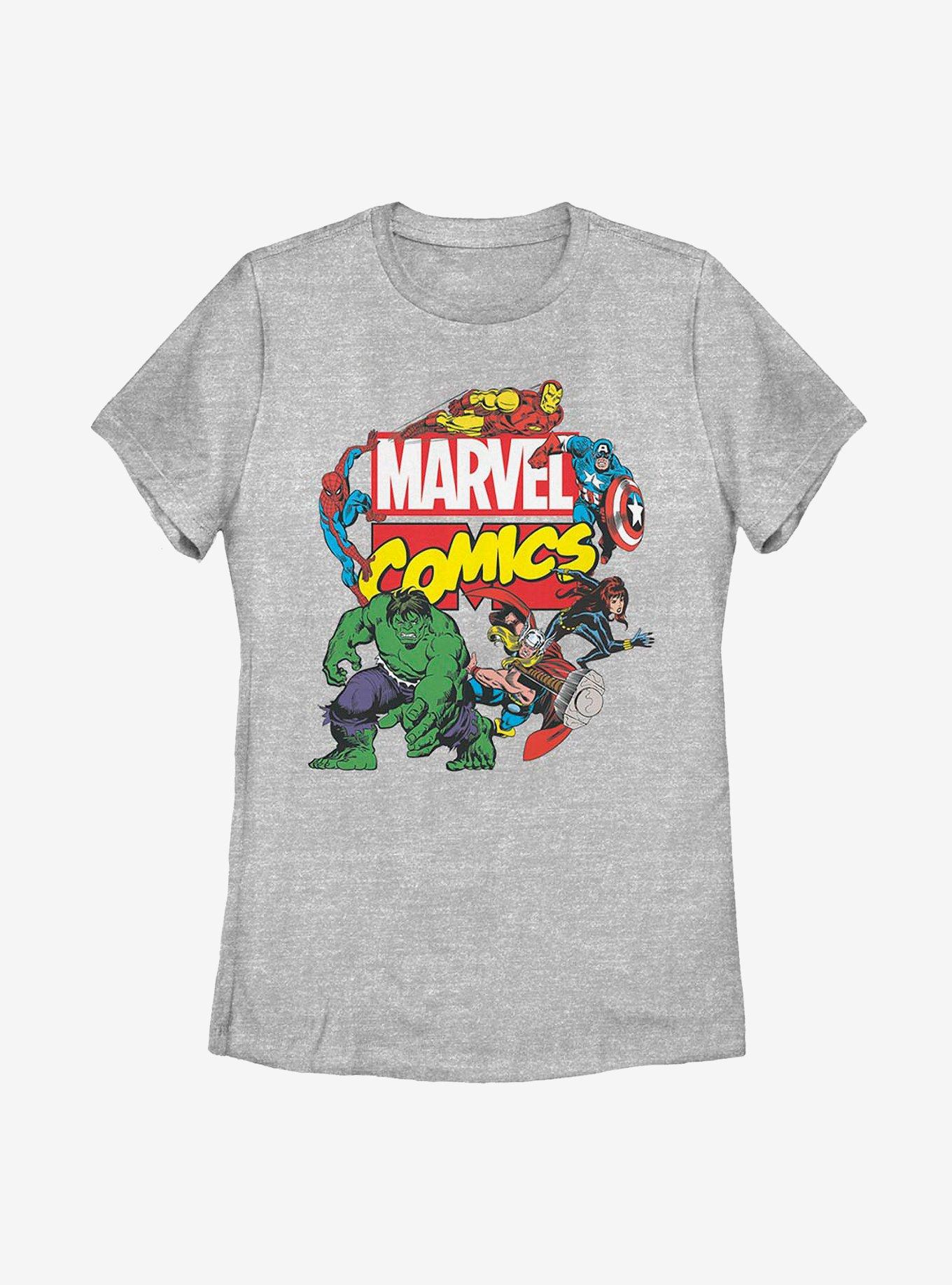 Marvel Avengers Classic Logo Womens T-Shirt, , hi-res