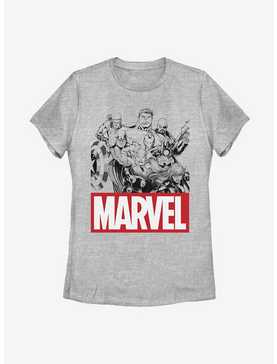 Marvel Avengers Group Womens T-Shirt, , hi-res
