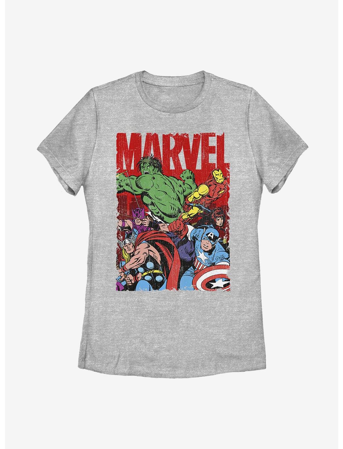 Marvel Avengers Team Work Womens T-Shirt, ATH HTR, hi-res