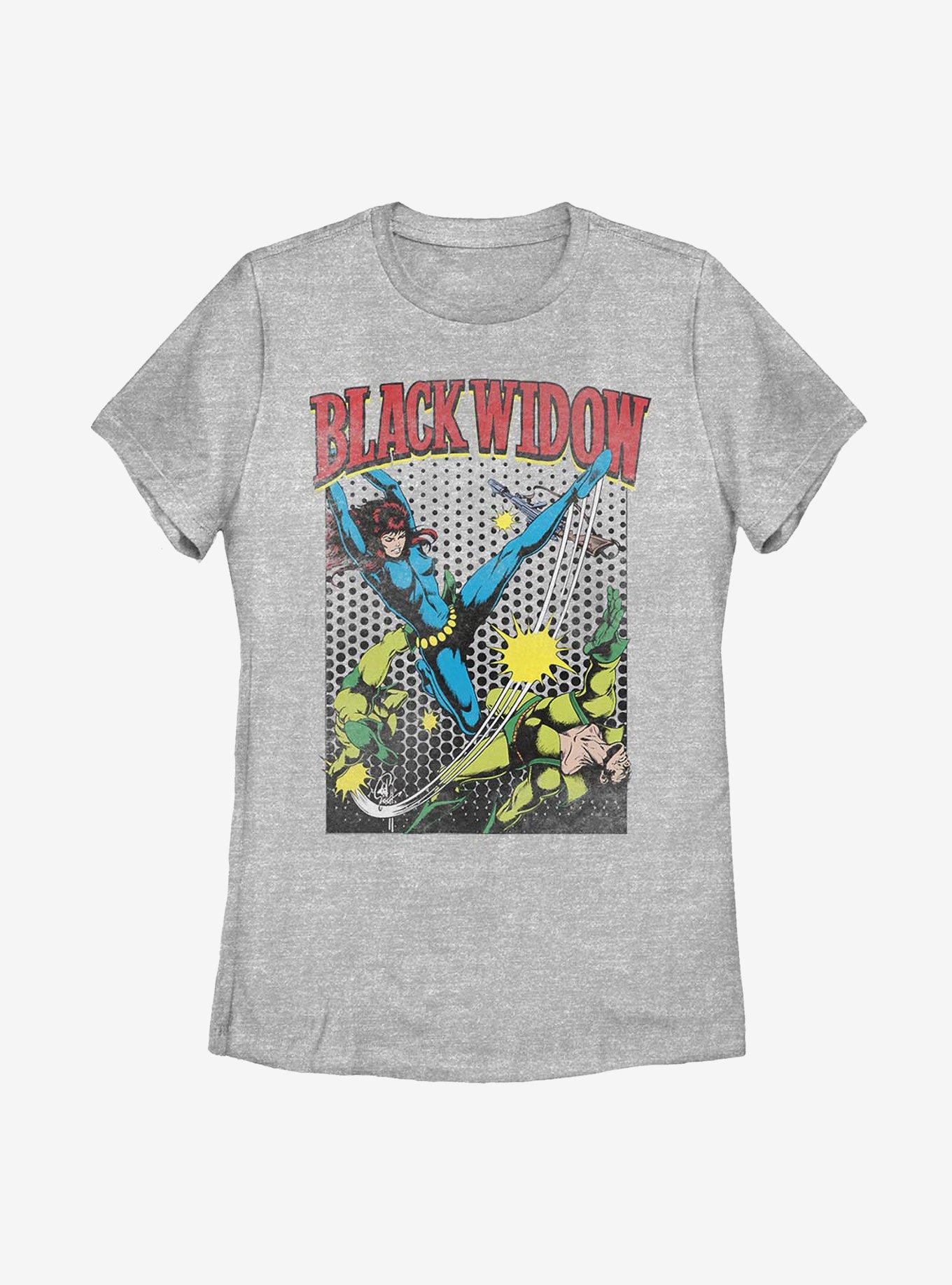 Marvel Black Widow Kick That Gun Womens T-Shirt, , hi-res