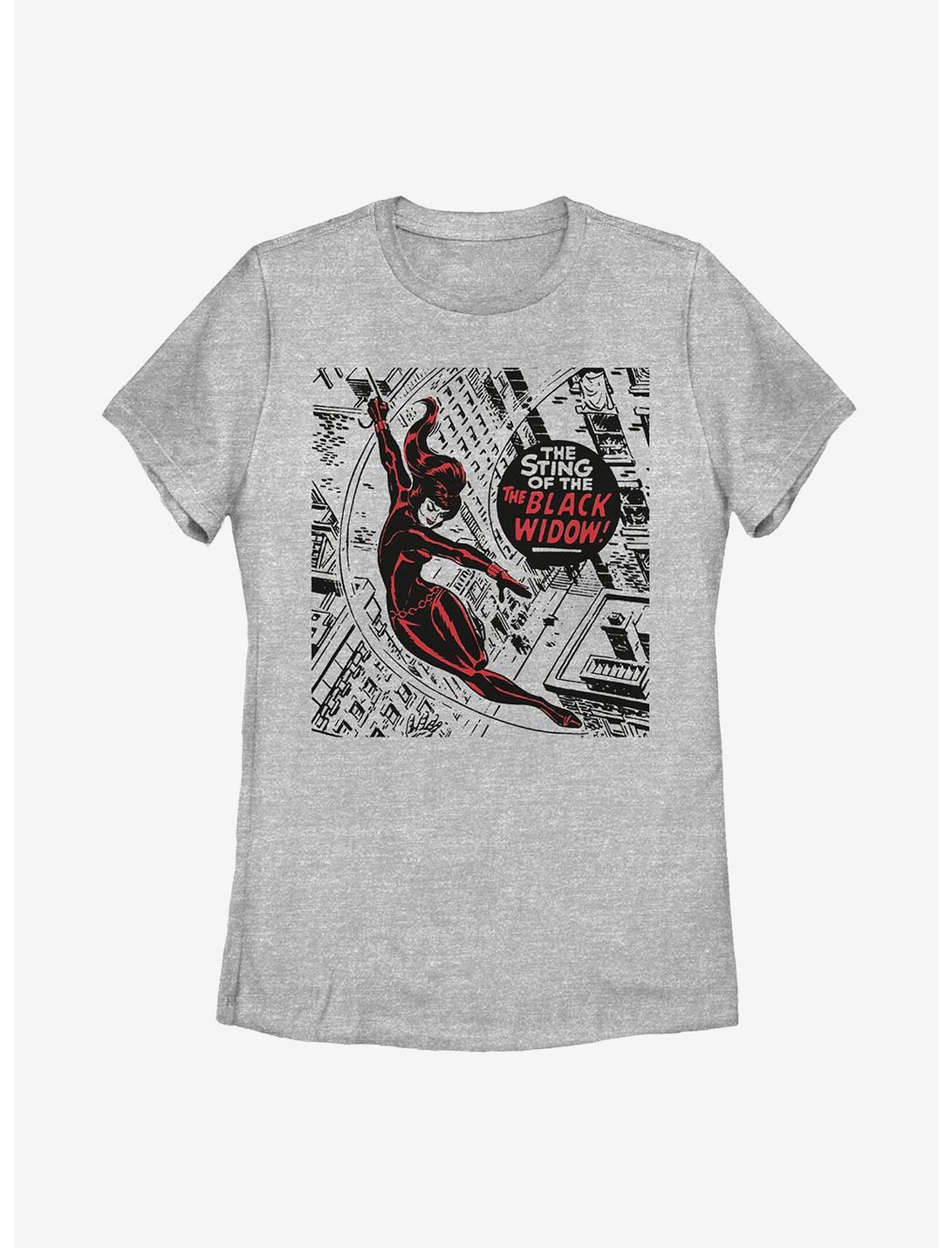 Marvel Black Widow City Womens T-Shirt, ATH HTR, hi-res