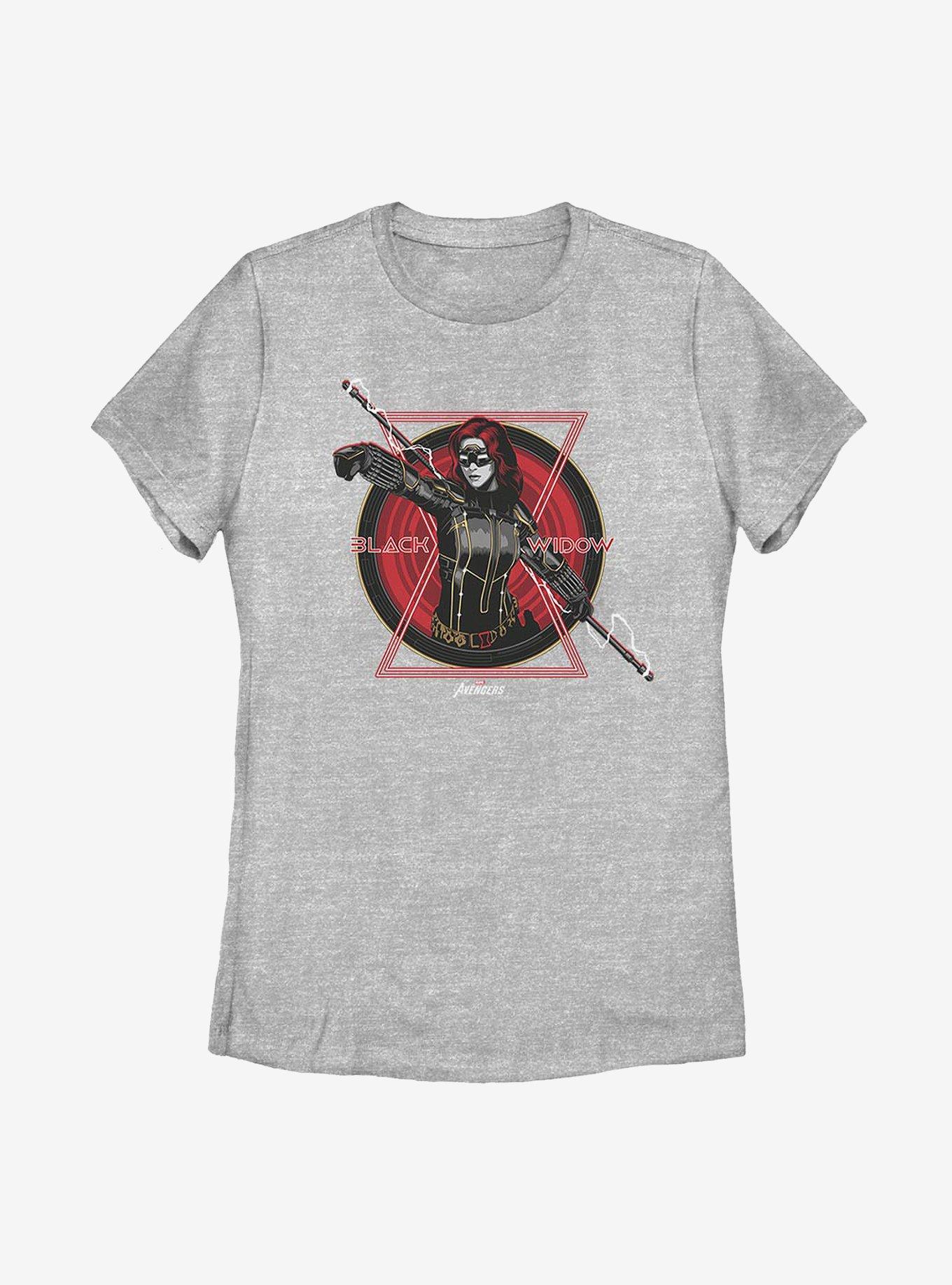 Marvel Black Widow Lighting Womens T-Shirt, , hi-res