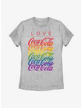 Coca-Cola Love Rainbow Womens T-Shirt, , hi-res