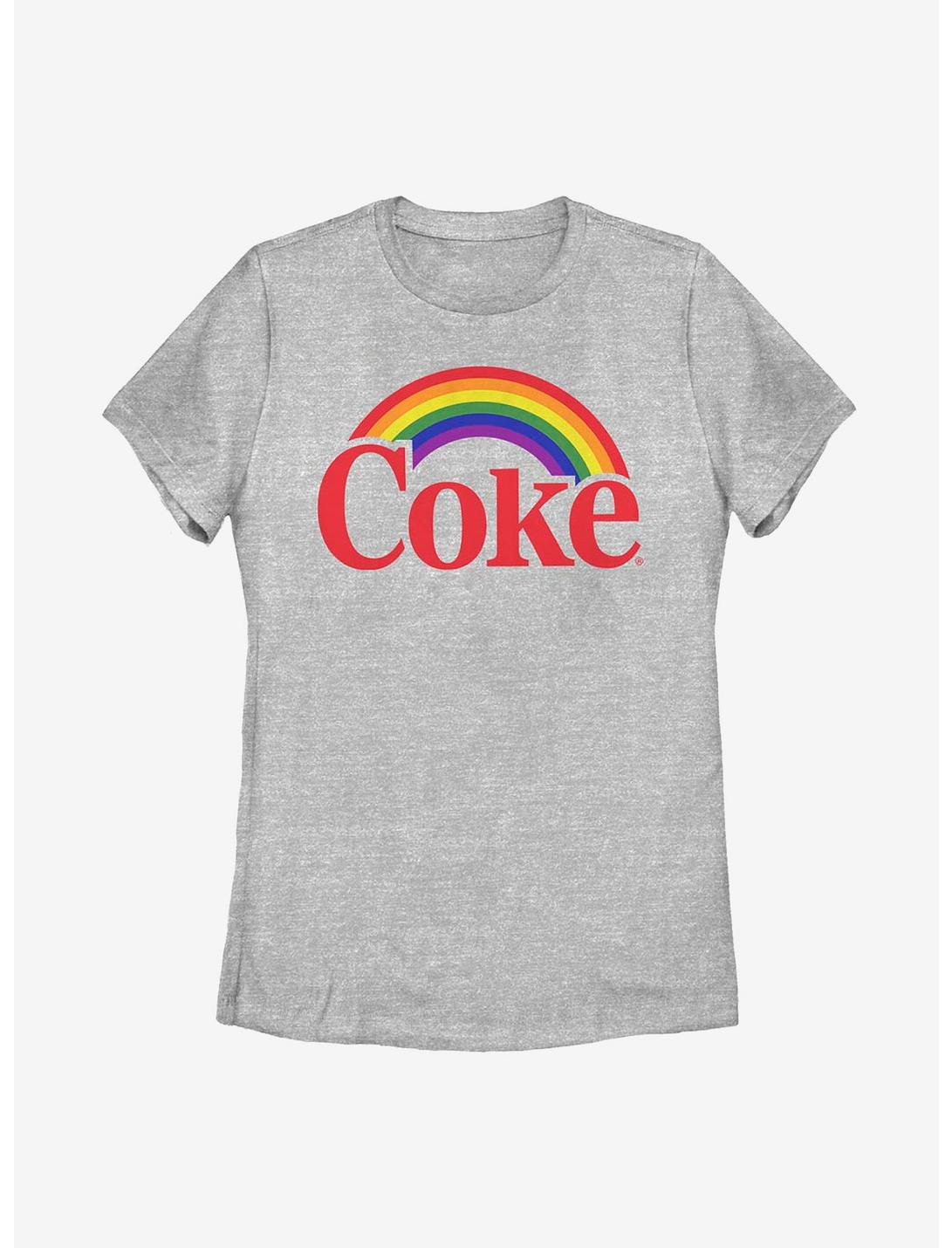 Coca-Cola Rainbow Over Coke Womens T-Shirt, ATH HTR, hi-res