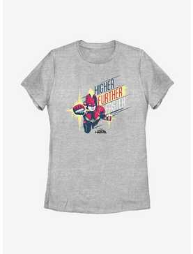Marvel Captain Marvel Powerful Strike Womens T-Shirt, , hi-res