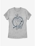 Disney Frozen 2 Deep Thought Olaf Womens T-Shirt, ATH HTR, hi-res