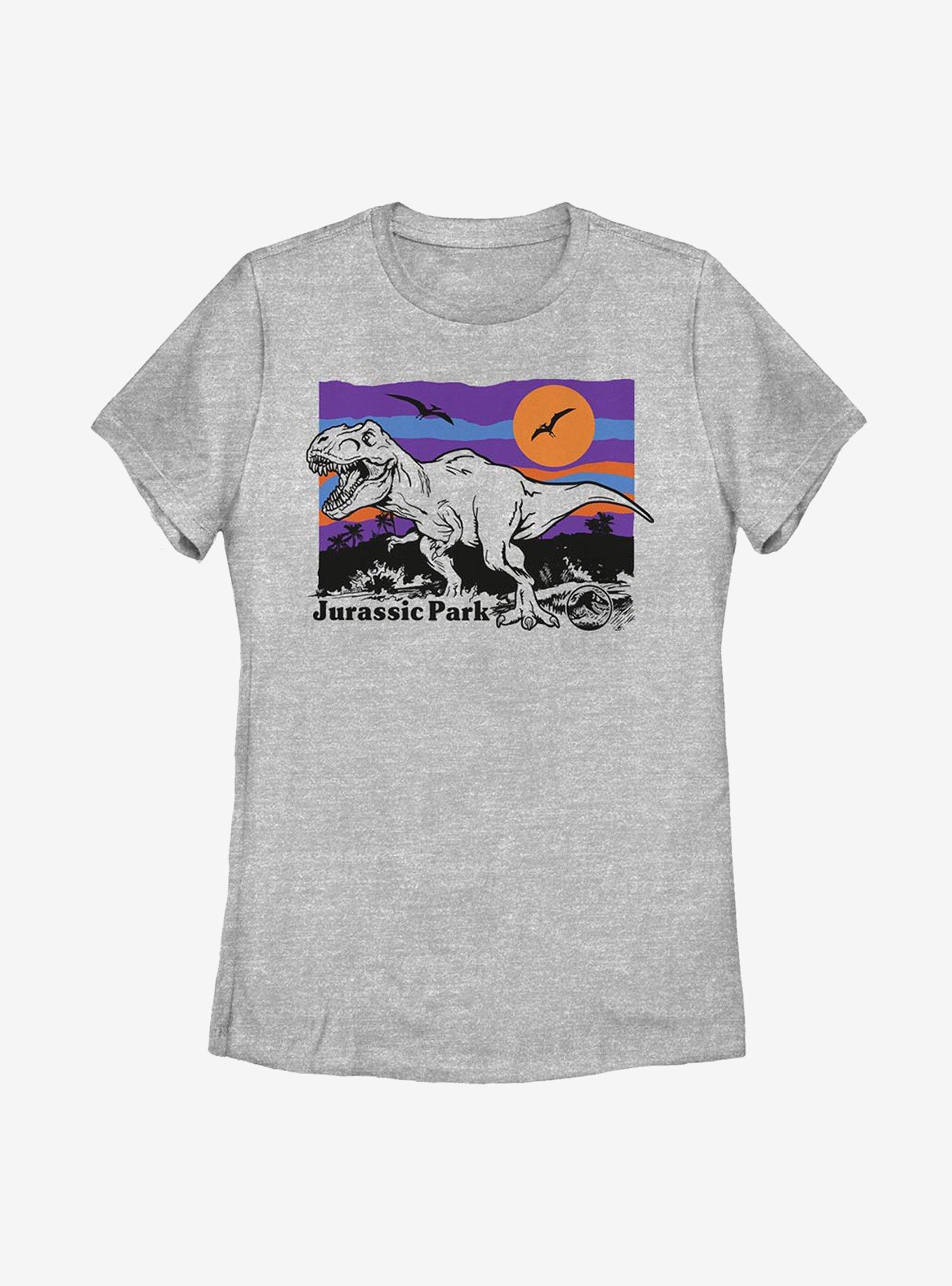 Jurassic Park Adventure Island Womens T-Shirt, ATH HTR, hi-res