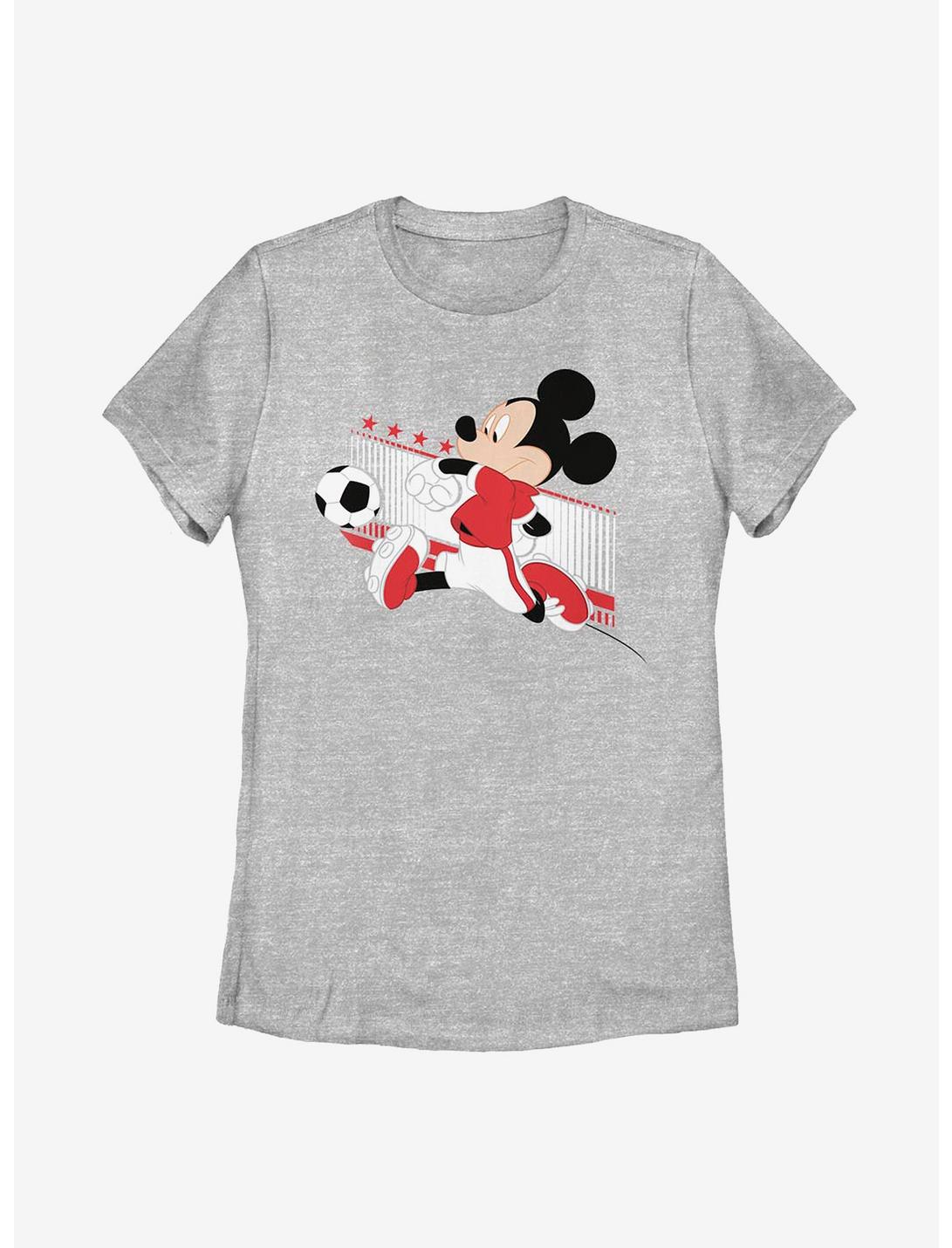 Disney Mickey Mouse Canada Kick Womens T-Shirt, ATH HTR, hi-res