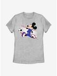 Disney Mickey Mouse Japan Kick Womens T-Shirt, ATH HTR, hi-res