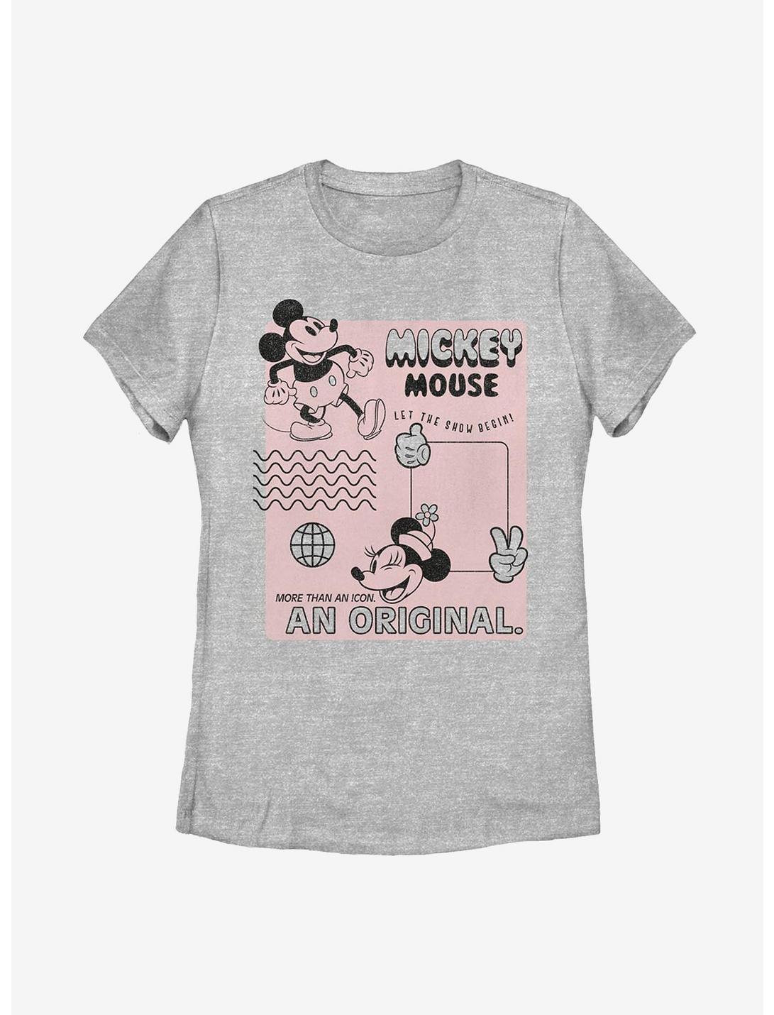 Disney Mickey Mouse Original Womens T-Shirt, ATH HTR, hi-res