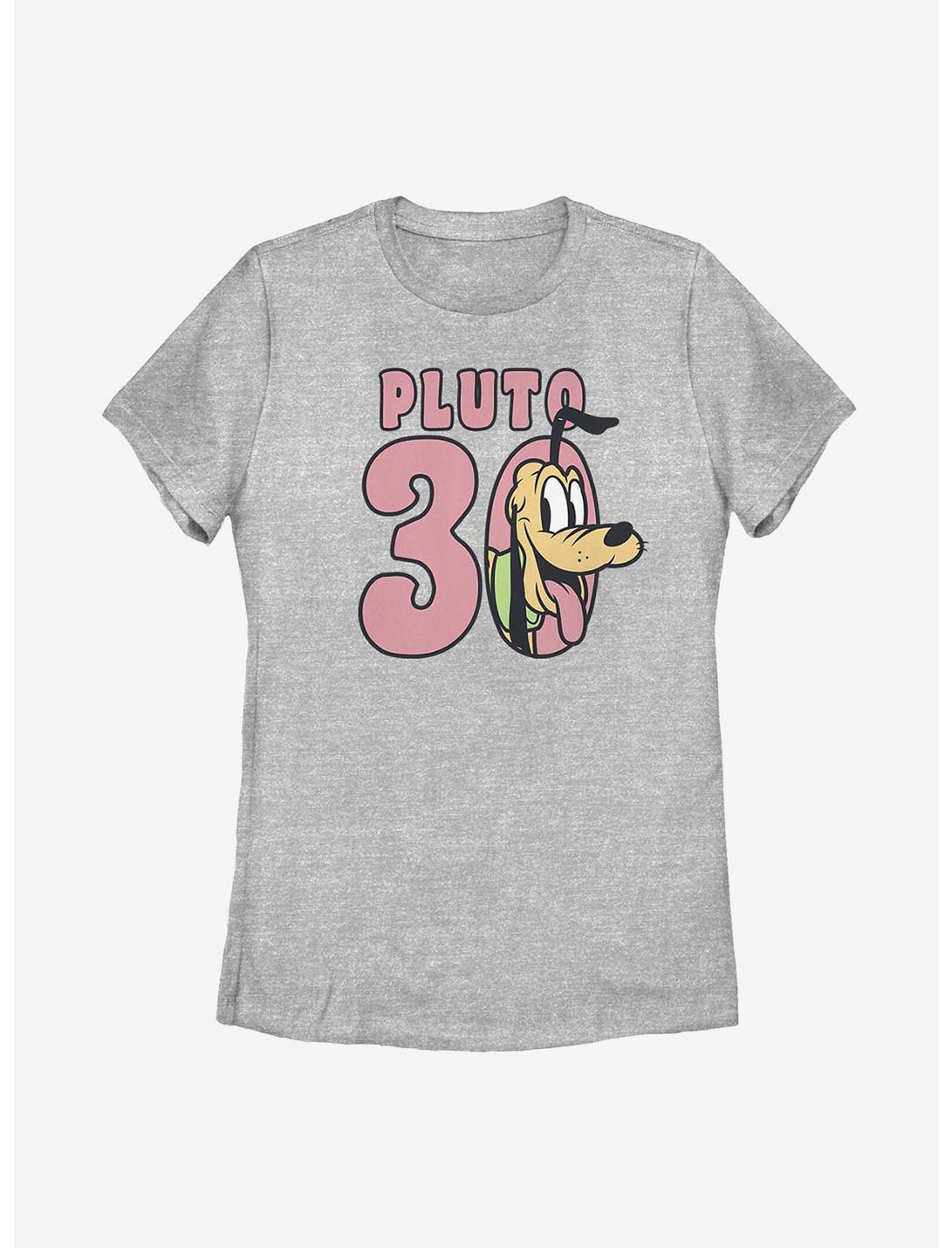 Disney Pluto Smiles Womens T-Shirt, ATH HTR, hi-res