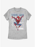 Marvel Spider-Man Spidey Thoughts Womens T-Shirt, ATH HTR, hi-res