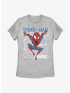 Marvel Spider-Man Spidey Thoughts Womens T-Shirt, , hi-res