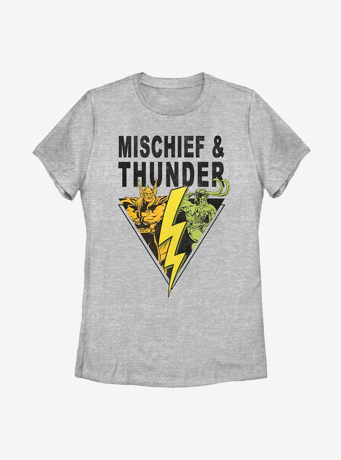 Marvel Thor Loki Cards Womens T-Shirt, ATH HTR, hi-res