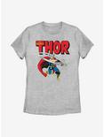 Marvel Thor Throw Womens T-Shirt, ATH HTR, hi-res