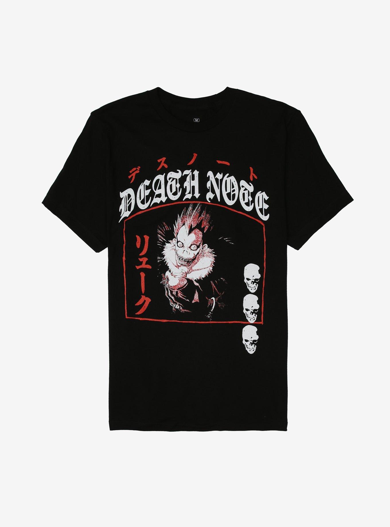 Death Note Ryuk Skull T-Shirt, BLACK, hi-res