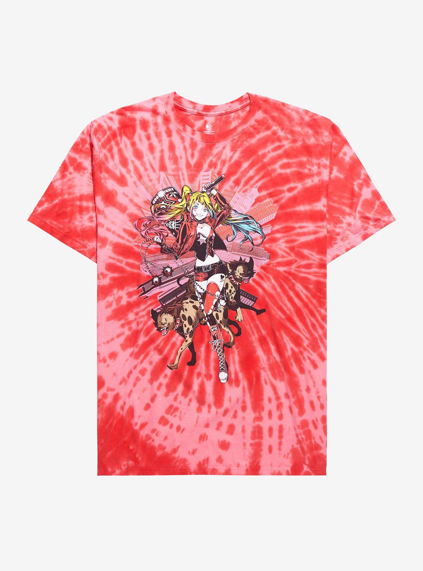 DC Comics Harley Quinn Anime Wash T-Shirt, MULTI, hi-res