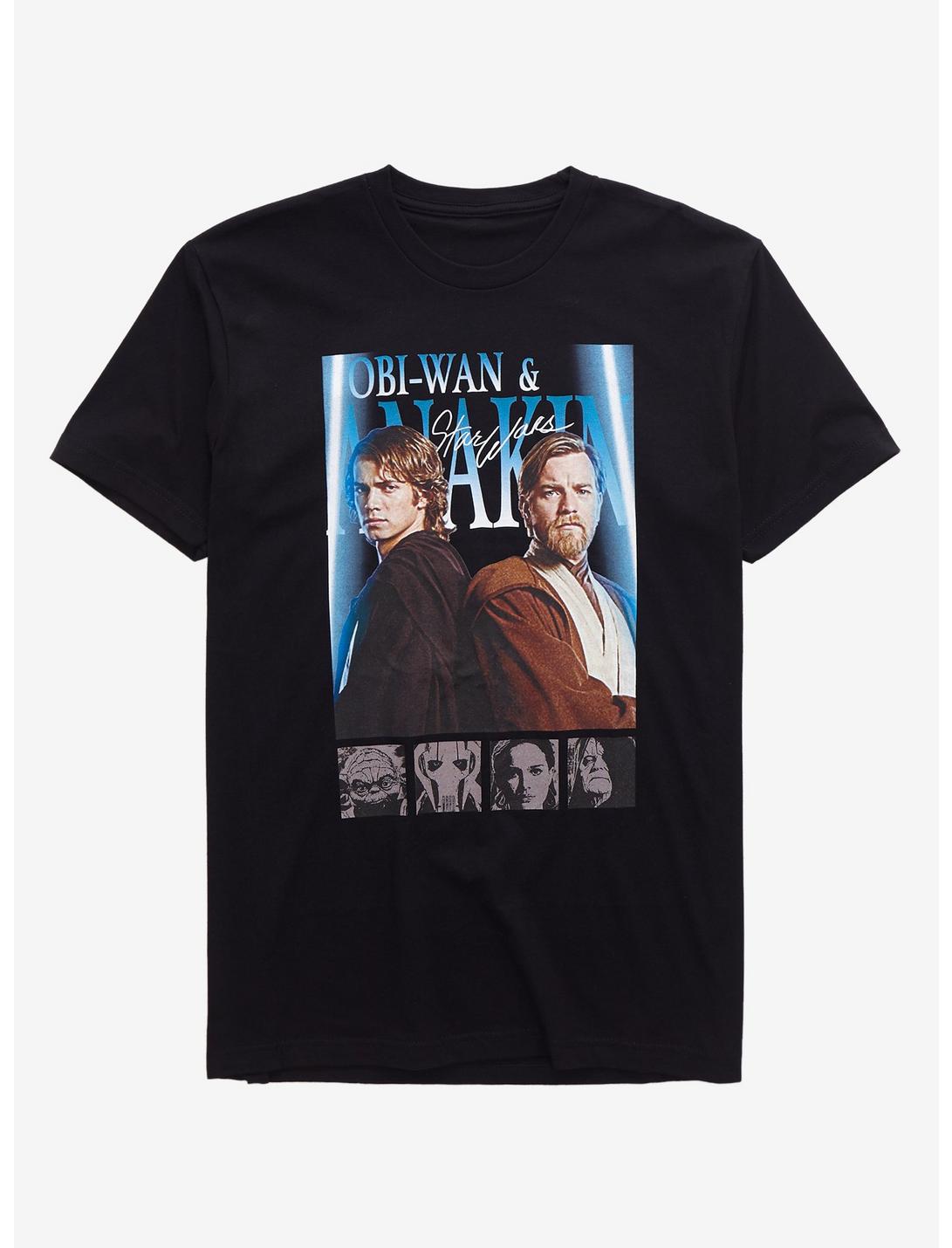 Star Wars Obi-Wan & Anakin T-Shirt, BLACK, hi-res