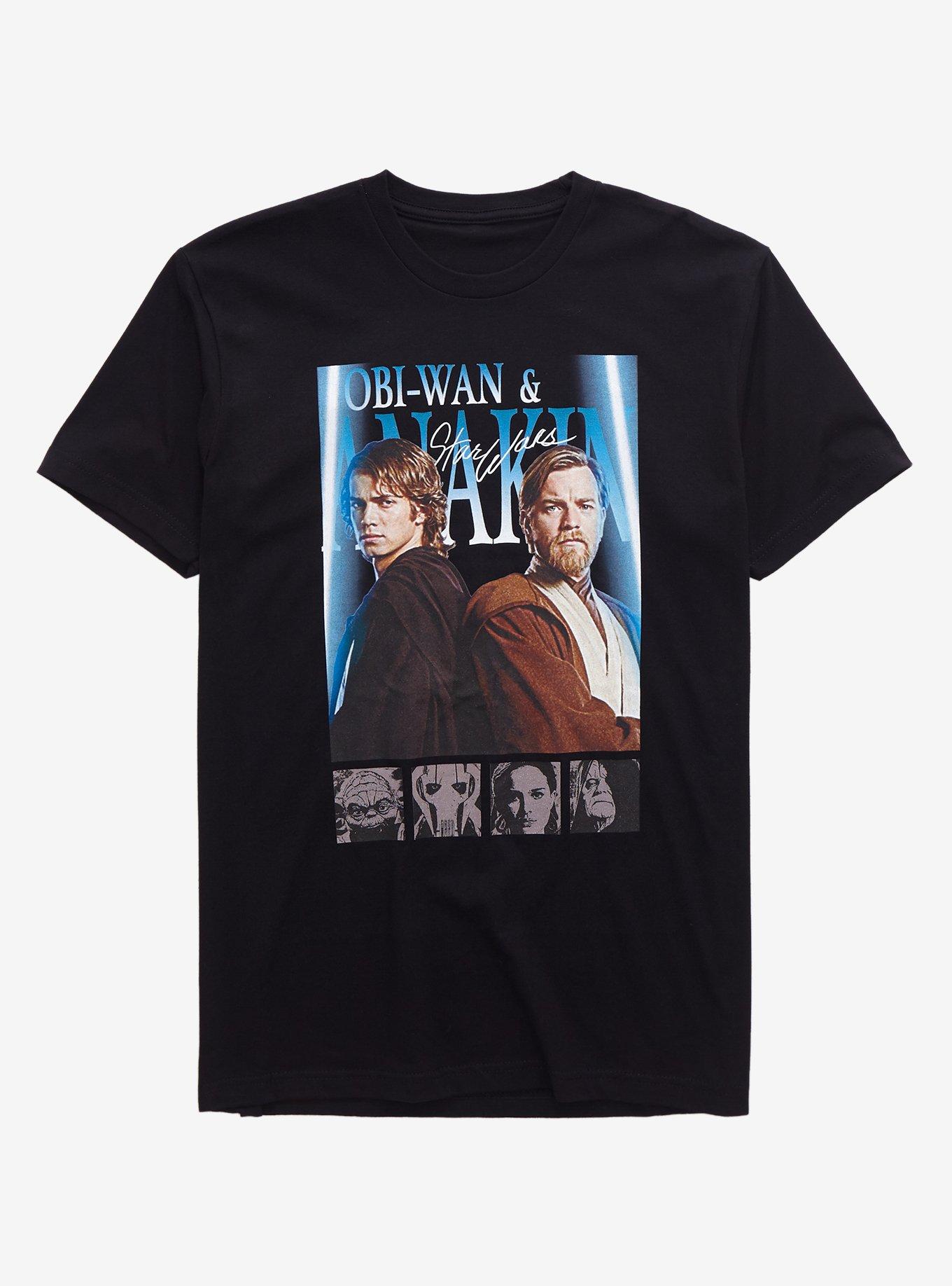 Obi-Wan　Star　Hot　T-Shirt　Wars　Anakin　Topic