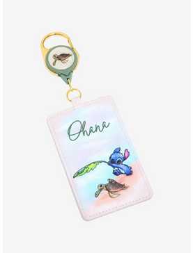 Disney Lilo & Stitch Ohana Turtle Friends Retractable Lanyard - BoxLunch Exclusive, , hi-res