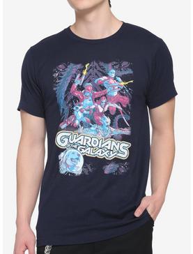 Guardians of the Galaxy 2 Groot & Bande Unisexe Medium T-Shirt-Blanc