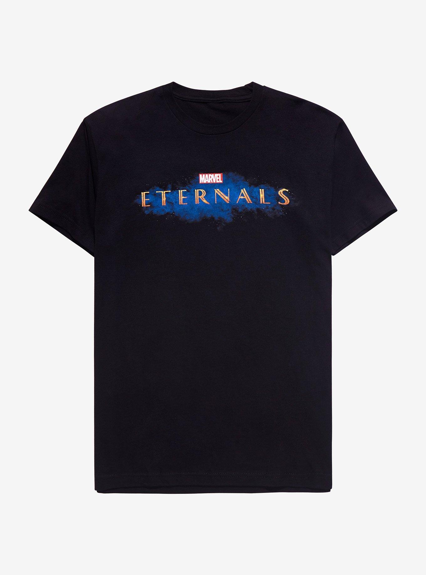 Marvel Eternals Logo T-Shirt, BLACK, hi-res