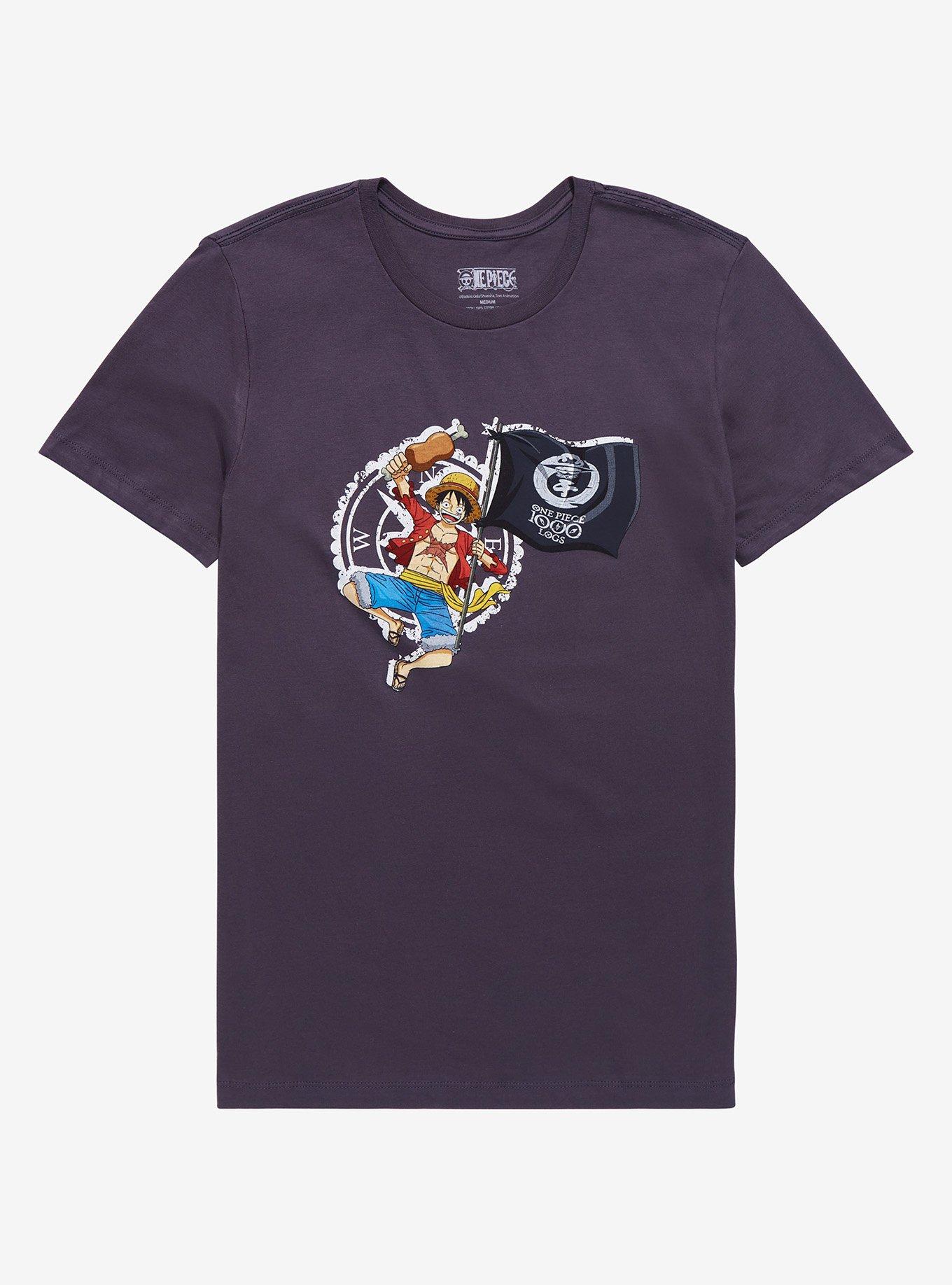 One Piece 1,000 Logs T-Shirt, BLACK, hi-res