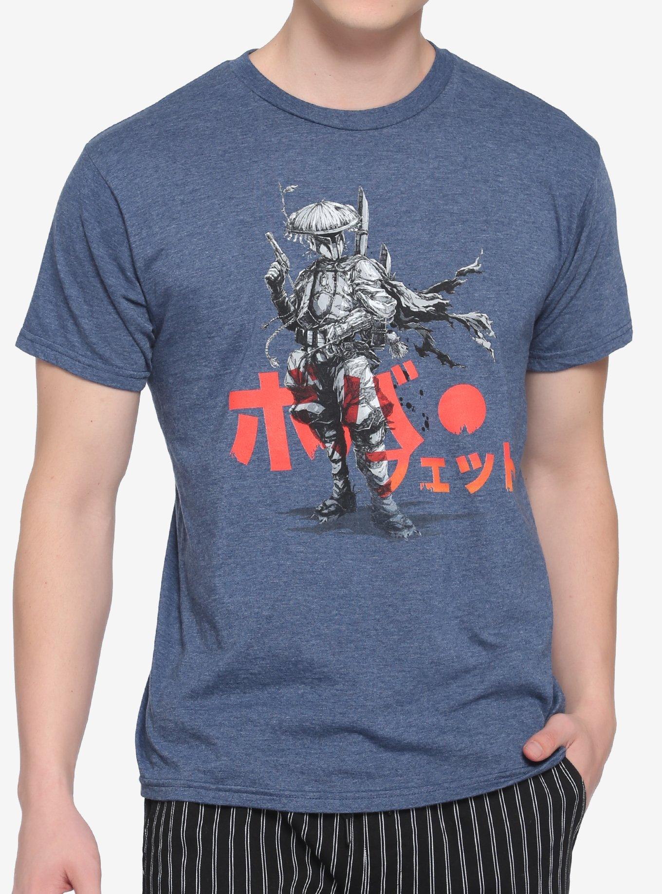 Star Wars: Visions Boba Fett T-Shirt, BLUE, hi-res