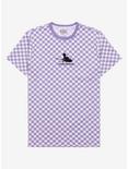 Our Universe Studio Ghibli Kiki's Delivery Service Silhouette Checkered T-Shirt, MULTI, hi-res