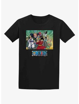 Plus Size One Piece Straw Hat Crew Wano T-Shirt, , hi-res