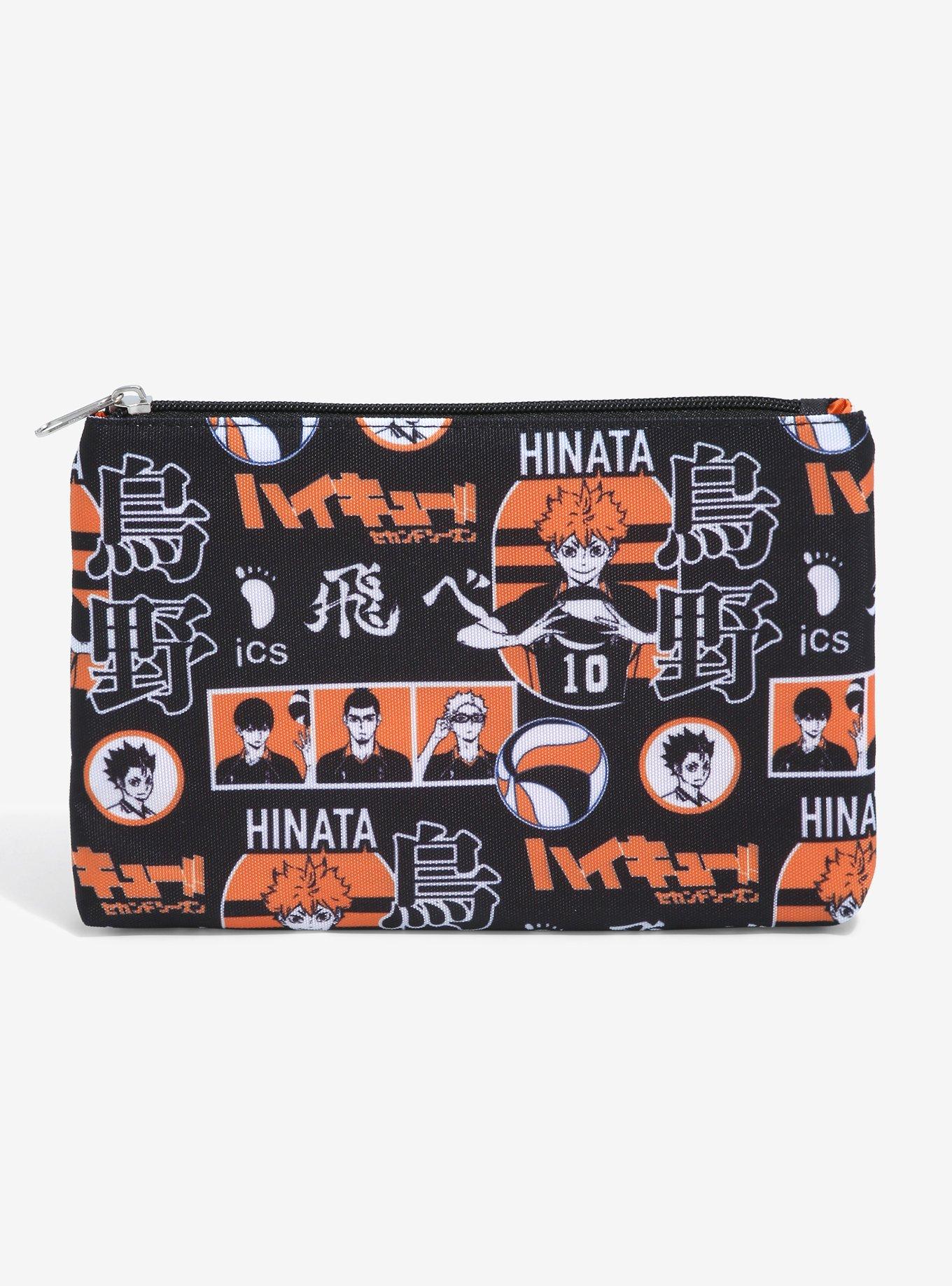 Haikyu!! Hinata & Team Members Makeup Bag, , hi-res