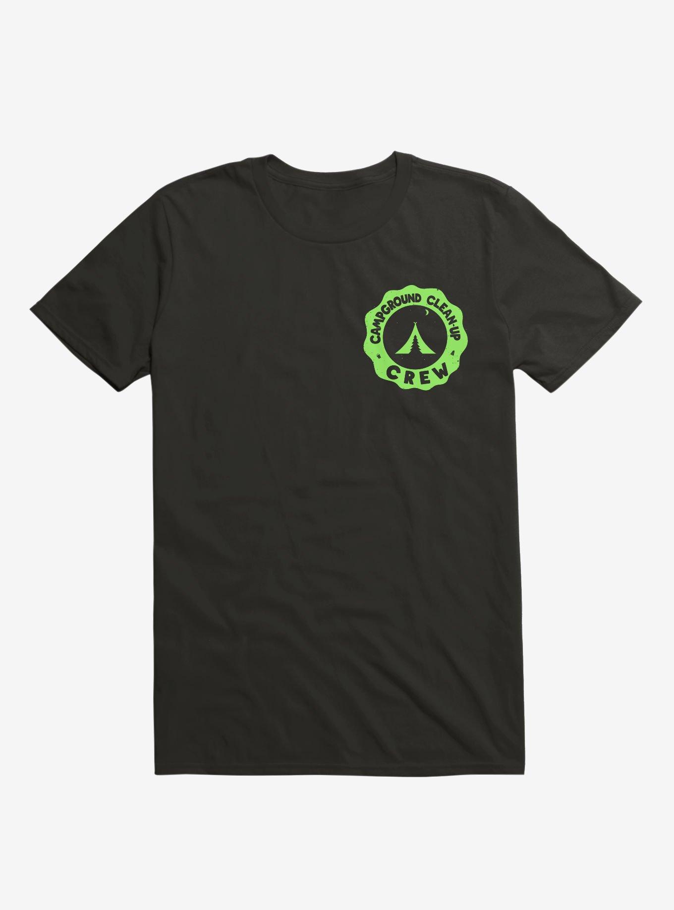 Campground Cleanup Crew T-Shirt, BLACK, hi-res
