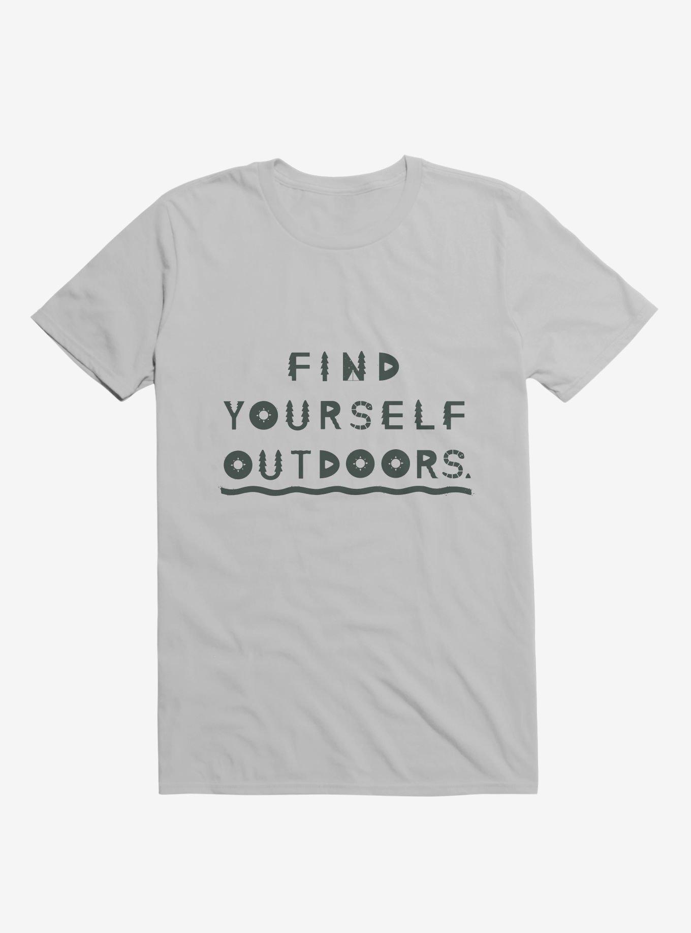 Find Yourself Outdoors T-Shirt, ICE GREY, hi-res