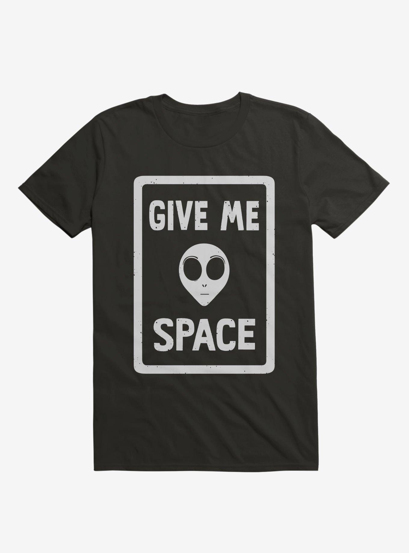 Give Me Space Alien T-Shirt, BLACK, hi-res