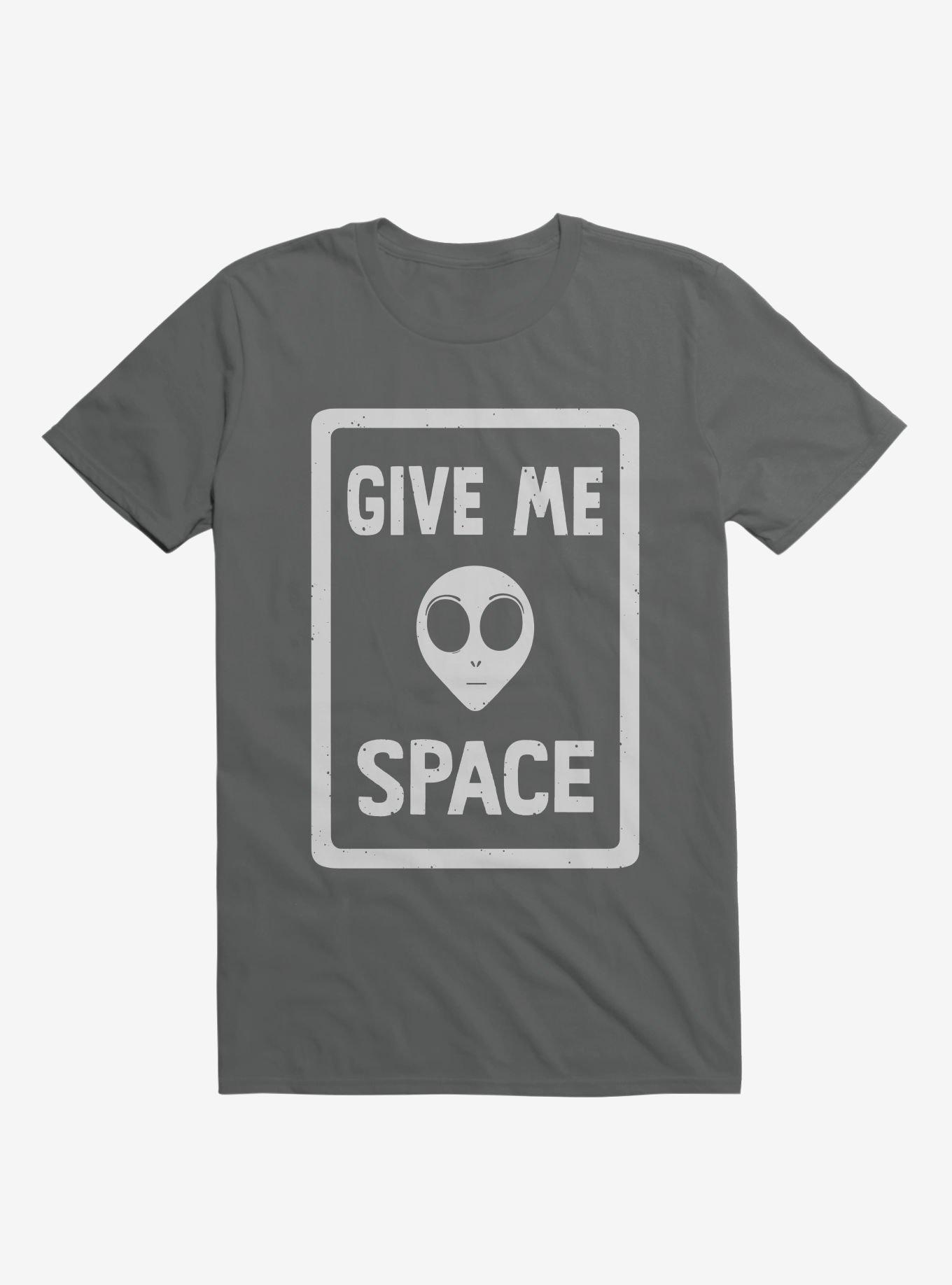 Give Me Space Alien T-Shirt, ASPHALT, hi-res