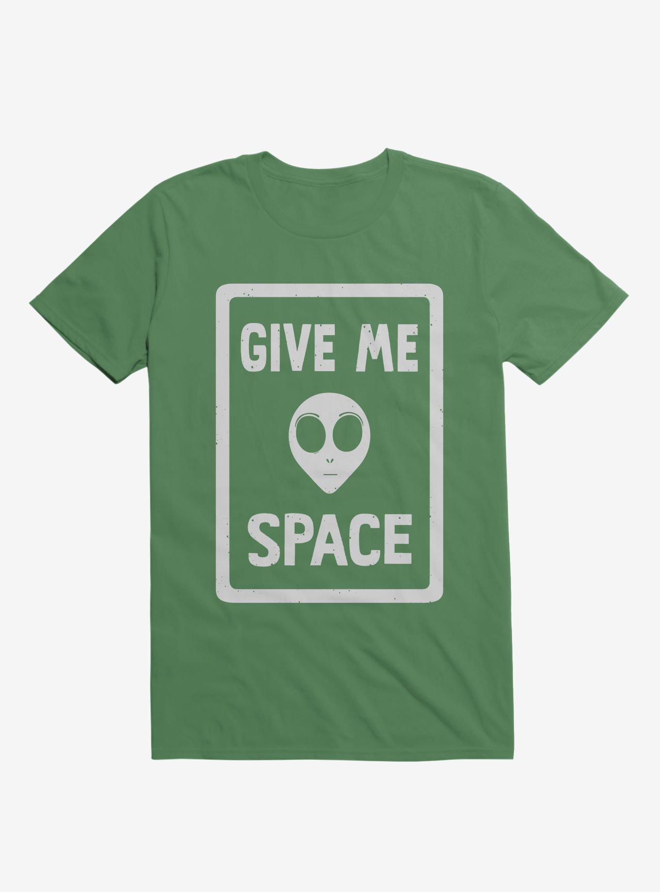 Give Me Space Alien T-Shirt, KELLY GREEN, hi-res