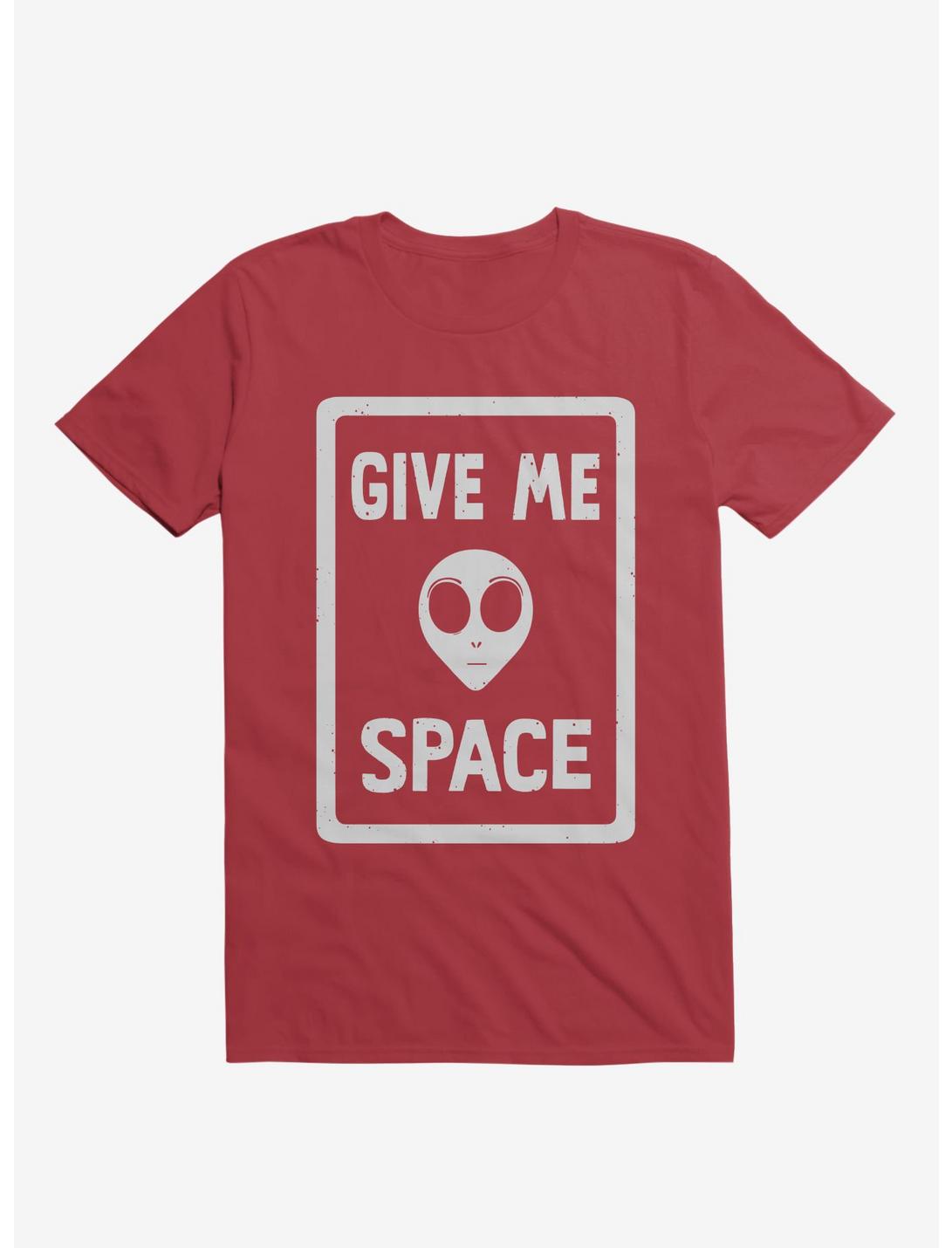 Give Me Space Alien T-Shirt, RED, hi-res