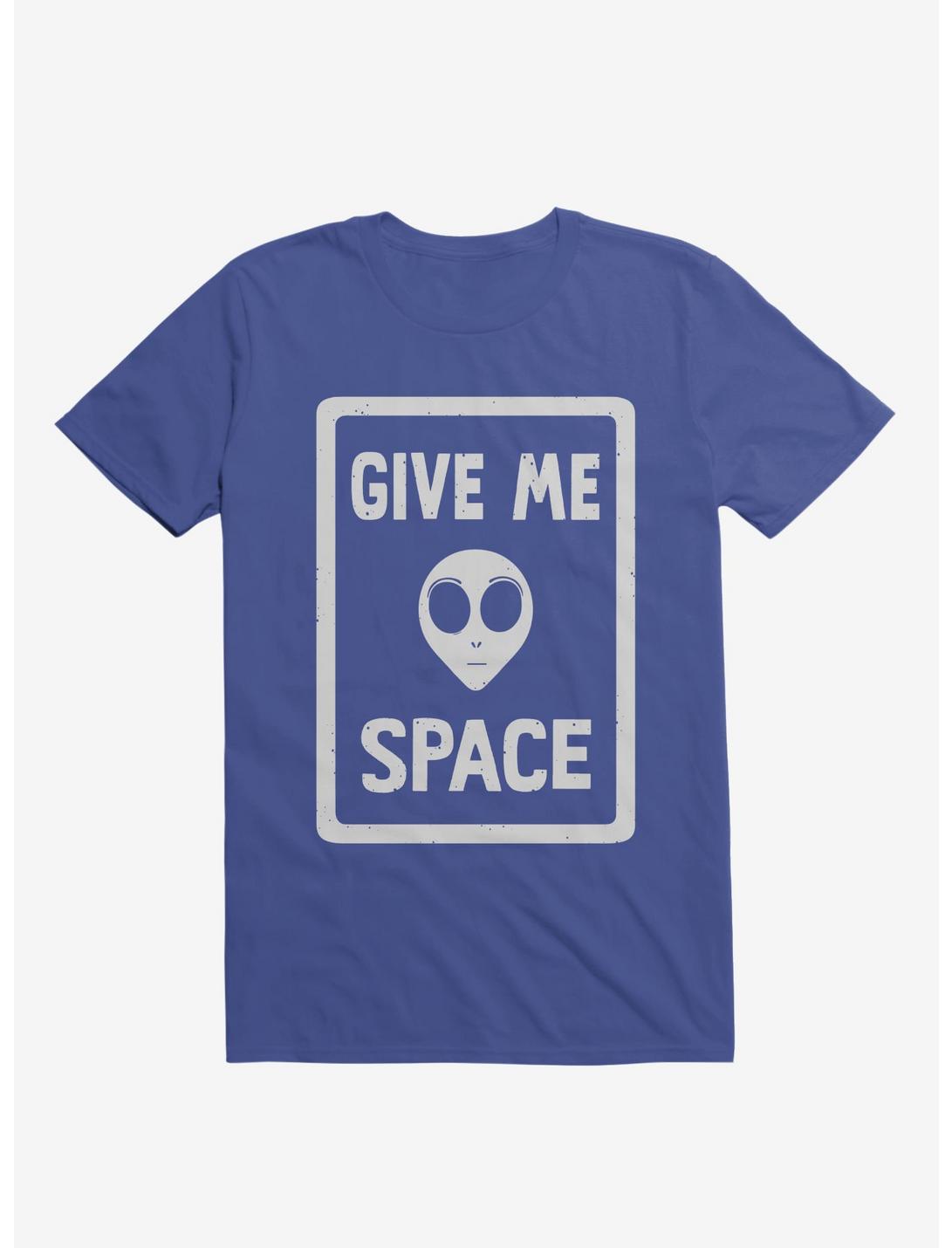 Give Me Space Alien T-Shirt, ROYAL, hi-res