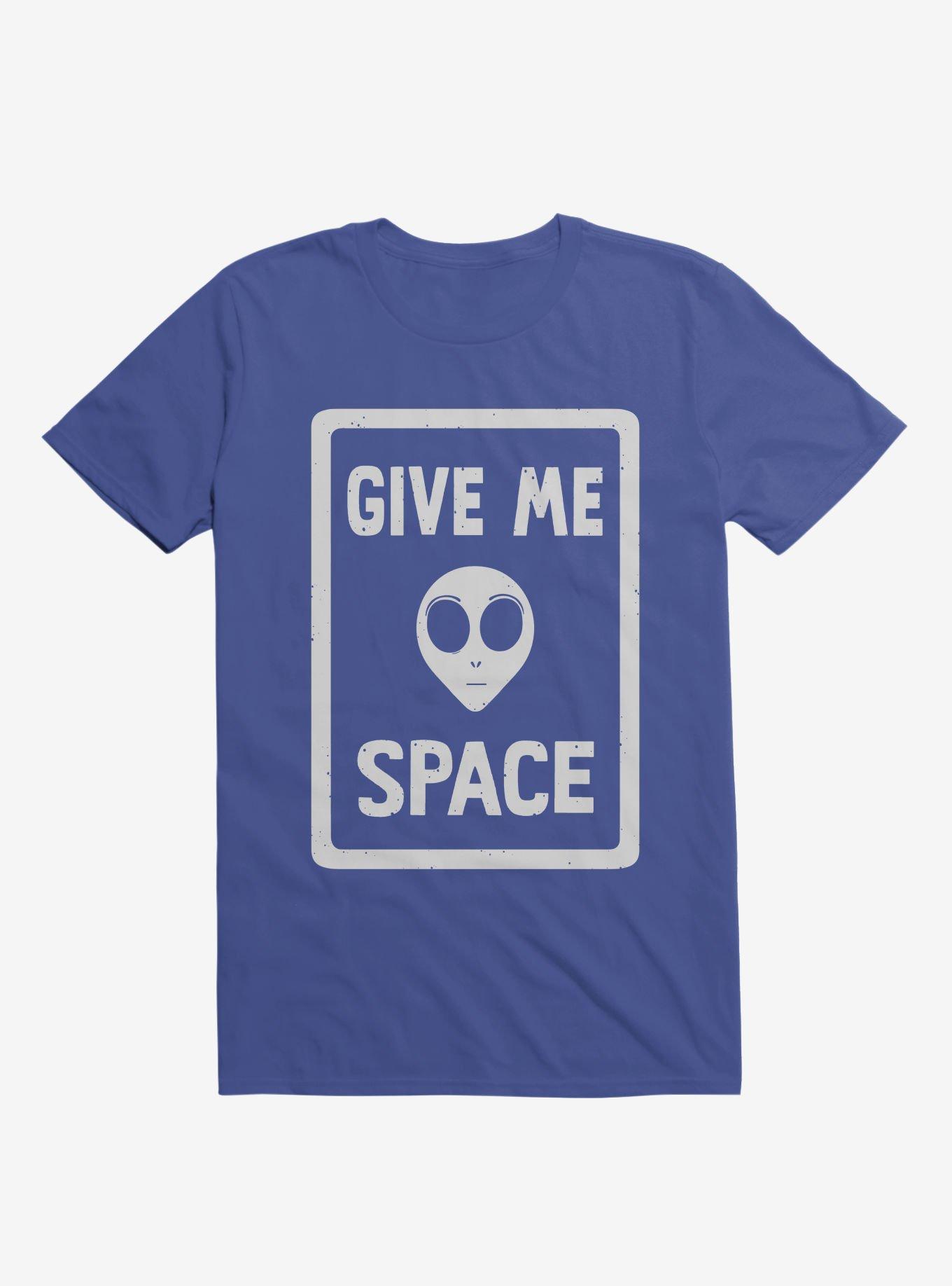 Give Me Space Alien T-Shirt, ROYAL, hi-res