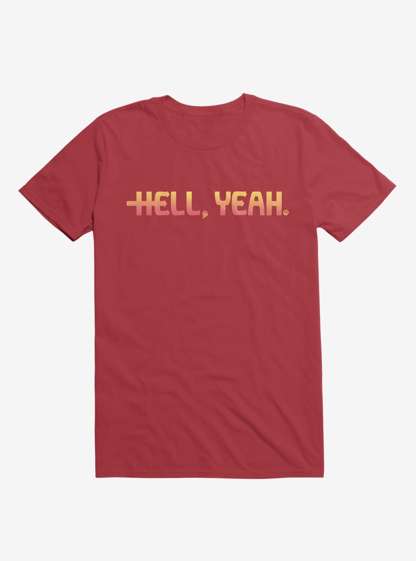Hell Yeah T-Shirt, RED, hi-res