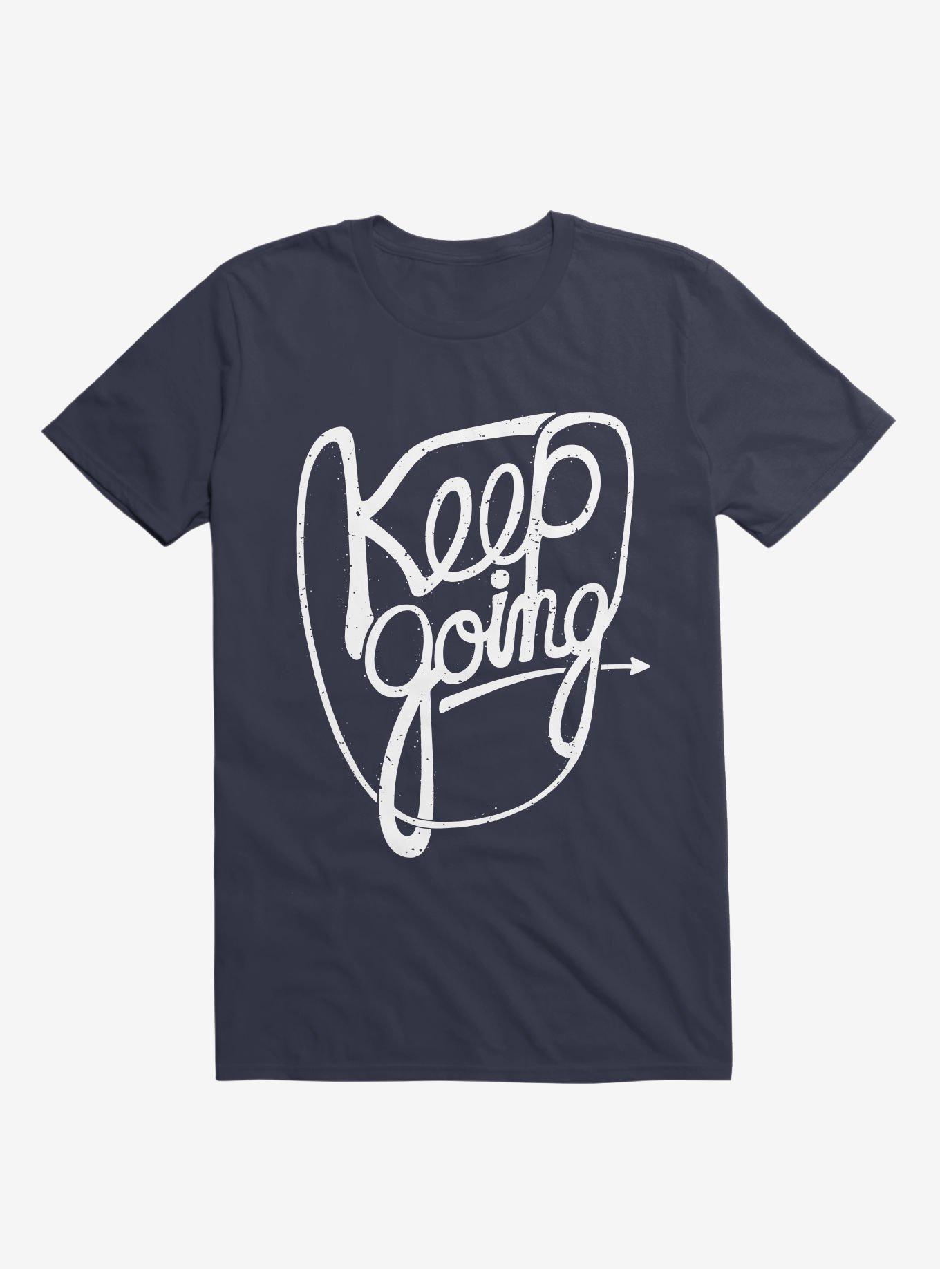 Keep Going T-Shirt, NAVY, hi-res