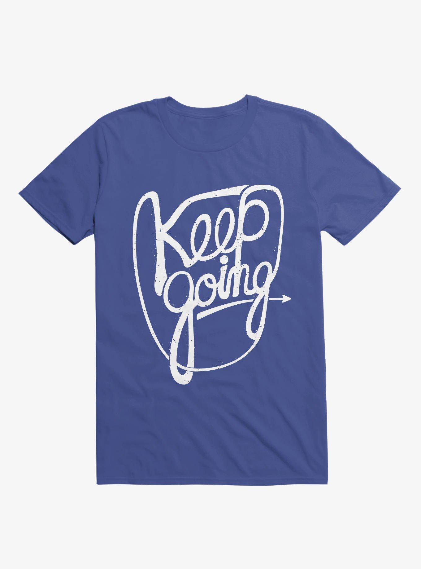 Keep Going T-Shirt, ROYAL, hi-res