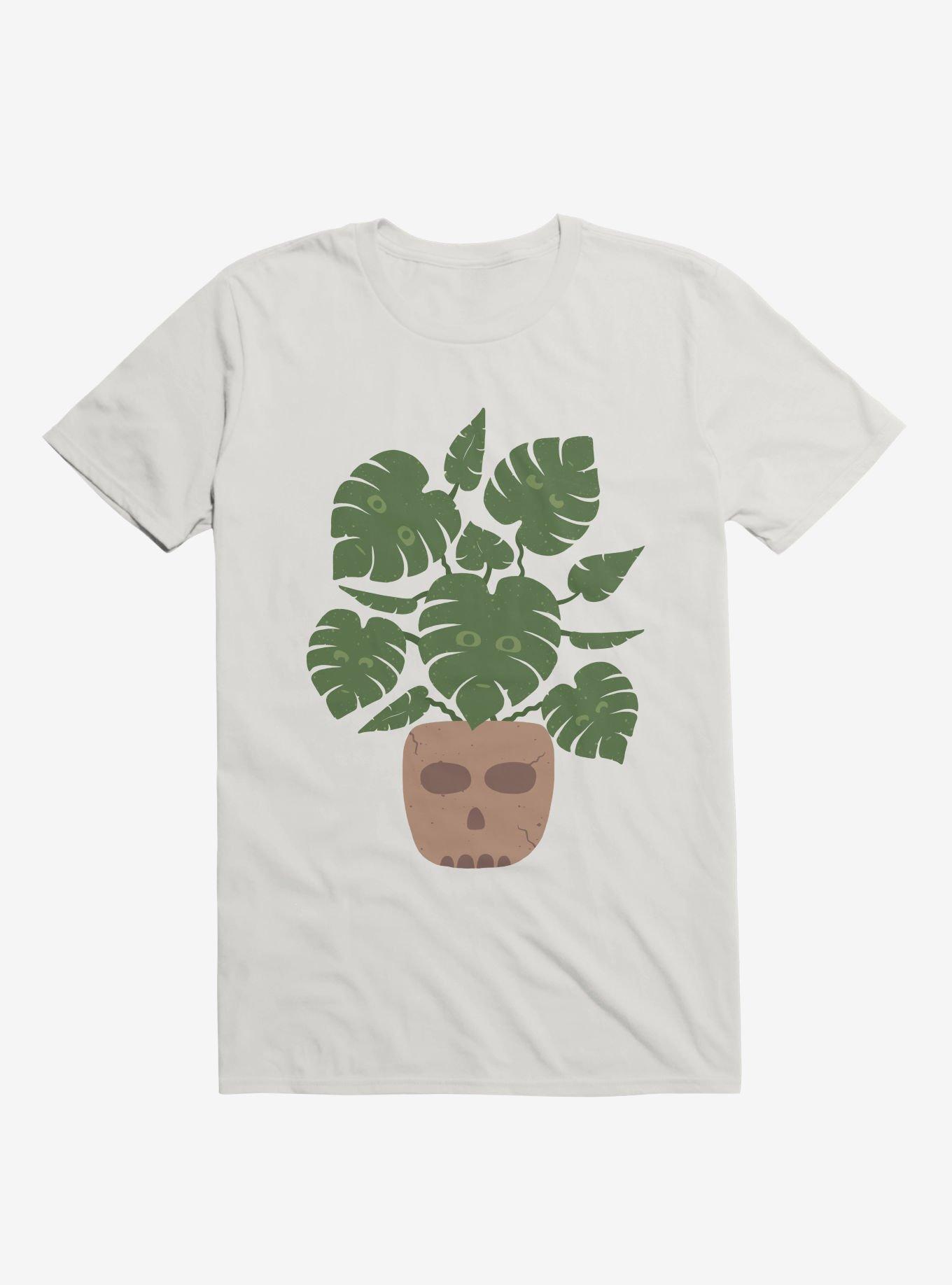 Monster Plant T-Shirt, WHITE, hi-res