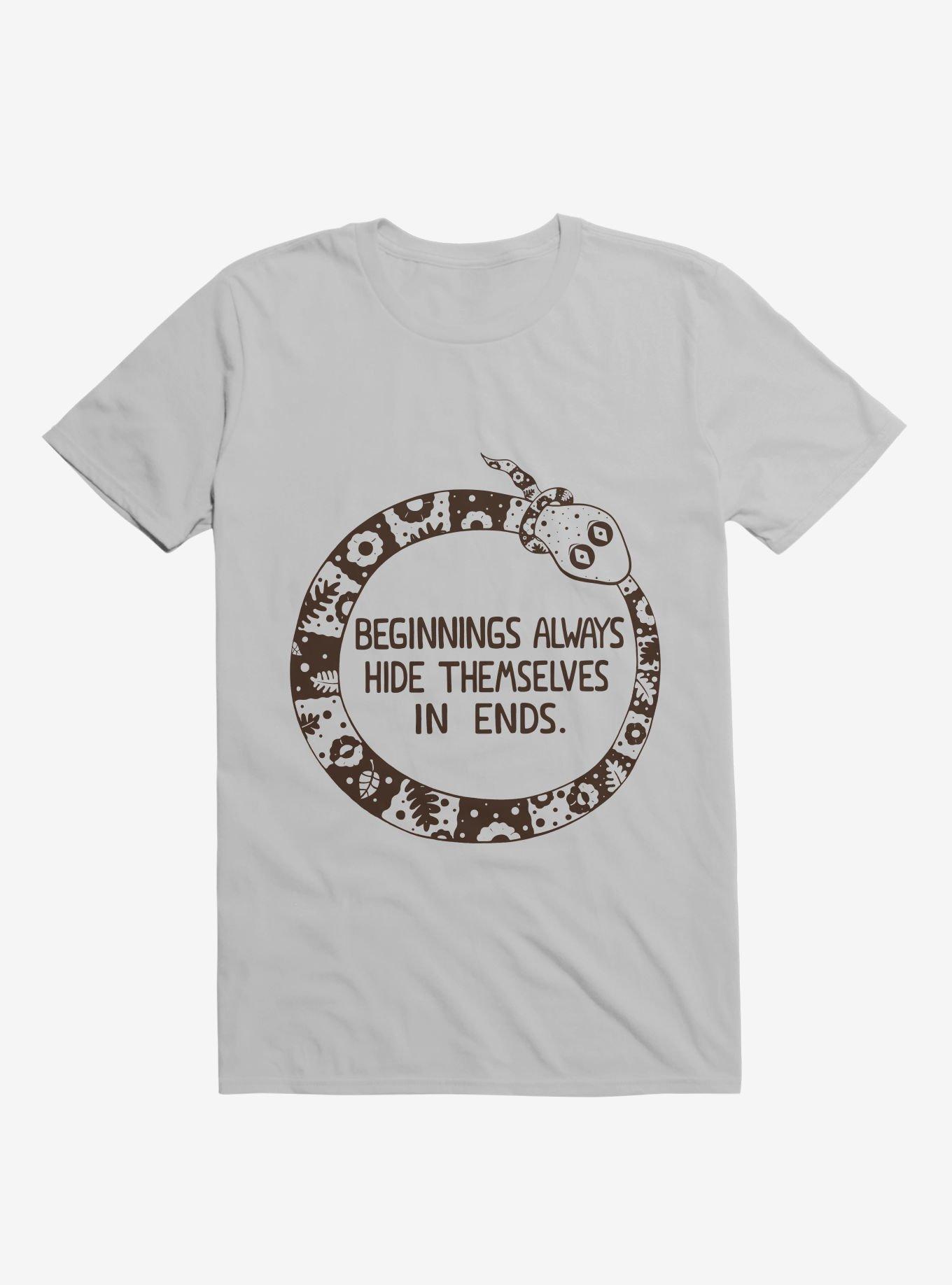 Beginnings Always Hide Themselves In Ends Snake T-Shirt, , hi-res